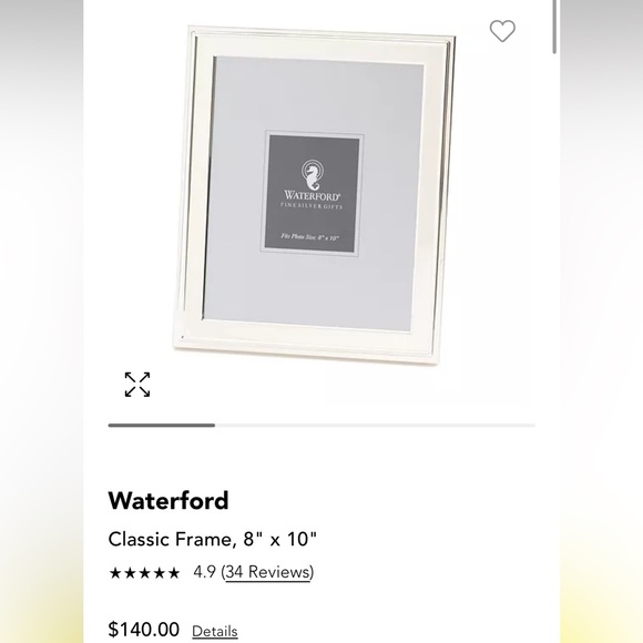 NWT Waterford Classic Frame 8x10” - Picture 3 of 4